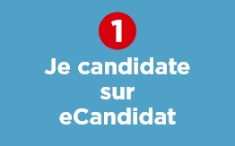 Je candidate sur eCandidat