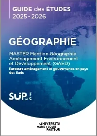 Guide des études Géographie